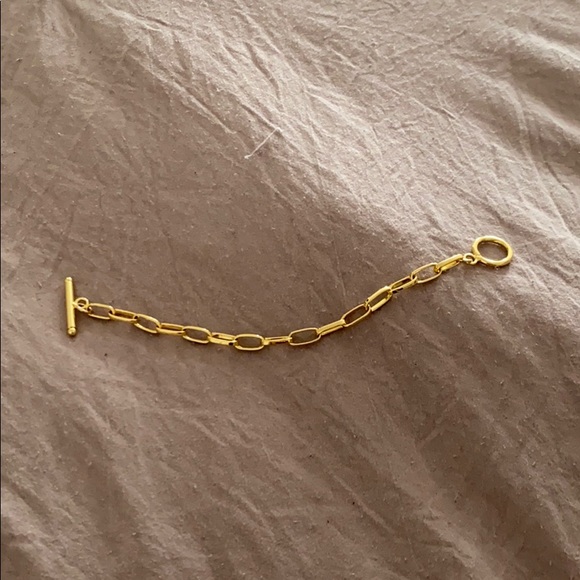 Womens gold plated  clip bracelet - Picture 1 of 2